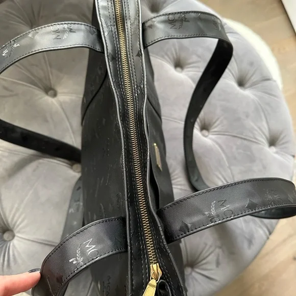 MCM Black Tote Shopper Vintage